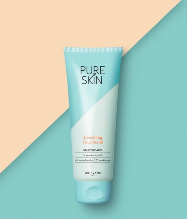Smoothening face scrub. Gentle, Exfoliating, Clears blemishes. 75mls