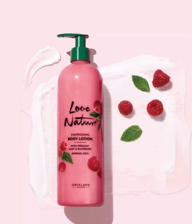 Love Nature Energizing Lotion.